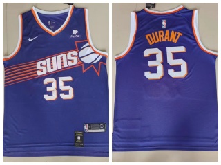 Nike Phoenix Suns #35 Kevin Durant Jersey 2023 Purple