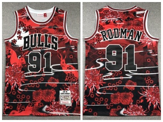 Chicago Bulls #91 Dennis Rodman Rabbit Year Jersey