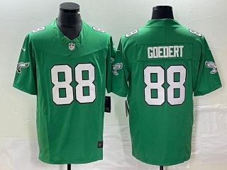 Philadelphia Eagles #88 Dallas Goedert Throwback Limited Jersey Green