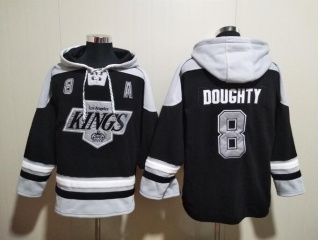 Los Angeles Kings #8 Drew Doughty Hoodie Black KINGS