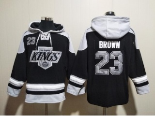 Los Angeles Kings #23 Dustin Brown Hoodie Black KINGS