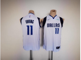 Youth Dallas Mavericks #11 Kyrie Irving Jerseys White