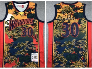 Golden State Warriors #30 Stephen Curry Rabbit Throwback Jersey Blue