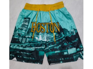 Boston Celtics Shorts Light Green