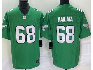 Philadelphia Eagles #68 Jordan Mailata Limited Jersey Kelly Green