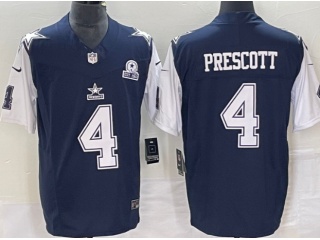 Dallas Cowboys #4 Dak Prescott Thanksgiving 3rd Limited Jersey Blue