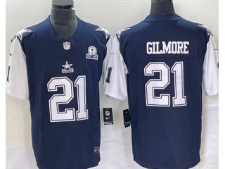 Dallas Cowboys #21 Stephon Gilmore Thanksgiving 3rd Limited Jersey Blue