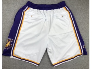 Los Angeles Lakers 2023 Shorts White