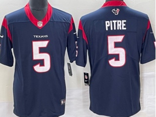 Houston Texans #5 Jalen Pitre Limited Jersey Blue