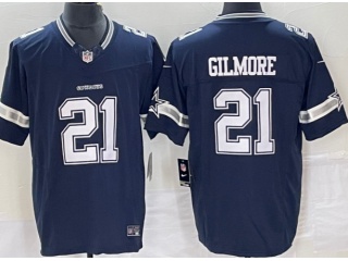 Dallas Cowboys #21 Stephon Gilmore Vapor F.U.S.E. Limited Jersey Blue 