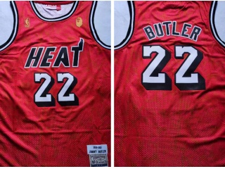 Miami Heat #22 Jimmy Butler Throwback Jersey Red