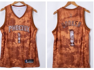 Phoenix Suns #1 Devin Booker Select Series Swingman Jersey Orange