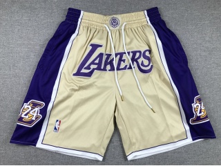 Los Angeles Lakers Hall Of Fame Shorts Yellow