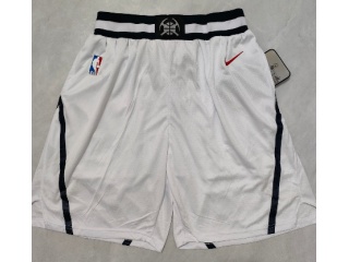 Denver Nuggets Shorts White