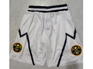 Denver Nuggets Shorts White