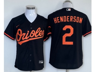 Baltimore Orioles #2 Gunnar Henderson Cool Base Jersey Black