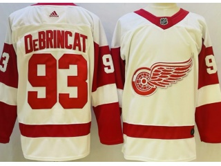 Adidas Detroit Red Wings #93 Alex DeBrincat Hockey Jersey White