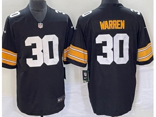 Pittsburgh Steelers #30 Jaylen Warren New Style Limited Jersey Black