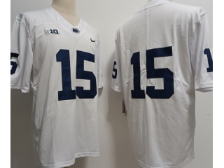 Penn State Nittany Lions #15 Jersey White