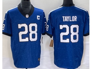 Indianapolis Colts #28 Jonathan Taylor Vapor F.U.S.E. Limited Jersey Blue