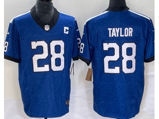 Indianapolis Colts #28 Jonathan Taylor Vapor F.U.S.E. Limited Jersey Blue 