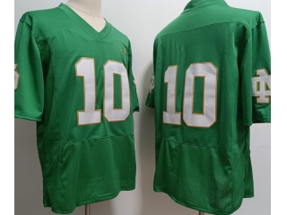 Norte Dame Fighting Irish #10  Jersey Green