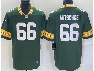 Green Bay Packers #66 Ray Nitschke Vapor Limited Jersey Green