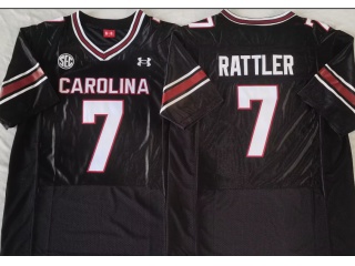 South Carolina Gamecocks #7 Spencer Rattler Jersey Black