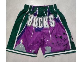 Milwaukee Bucks Swingman Shorts Purple