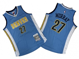 Denver Nuggets #27 Jamal Murray 2016-17 Throwback Jersey Light Blue