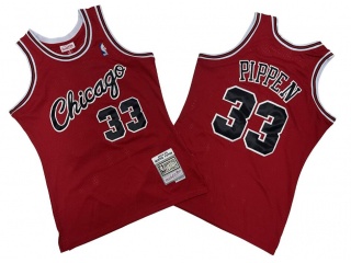 Chicago Bulls #33 Scottie Pippen 2003-04 Throwback Jersey Red