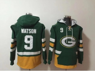 Green Bay Packers #9 Christian Watson Hoodies Green