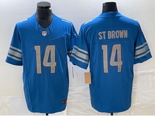 Detroit Lions #14 Amon-Ra St. Brown Limited Jersey Blue