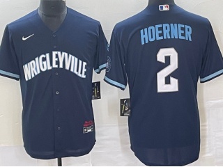 Milwaukee Brewers #2 Nico Hoerner City Cool Base Jersey Blue