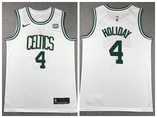 Boston Celtics #4 Jrue Holiday Jersey White