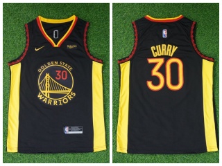 Golden State Warriors #30 Stephen Curry 2024 Jersey Black