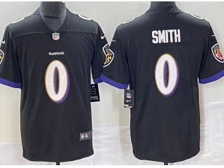 Baltimore Ravens #0 Roquan Smith Vapor Limited Jersey Black