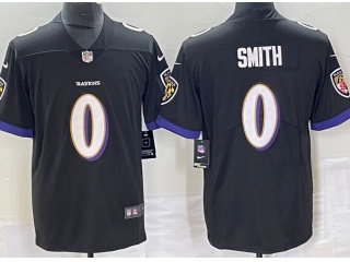 Baltimore Ravens #0 Roquan Smith Vapor Limited Jersey Black 