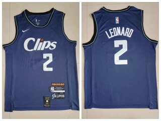 Los Angeles Clippers #2 Kawhi Leonard 2024 City Jersey Blue