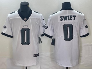 Philadelphia Eagles #0 D'Andre Swift Limited Jersey White