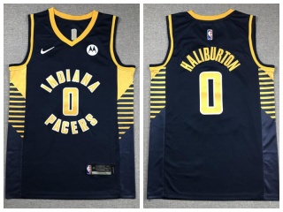 Nike Indiana Pacers #0 Tyrese Haliburton Jersey Blue