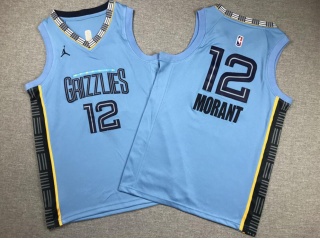 Youth Nike Memphis Grizzlies #12 Ja Morant Jersey Baby Blue