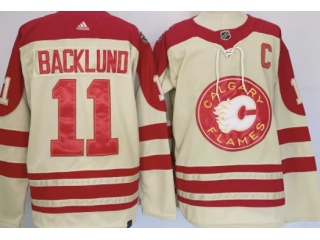 Calgary Flames #11 Mikael Backlund Classic Jersey Cream