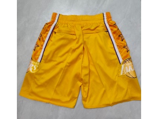 Los Angeles Lakers City Shorts Yellow 