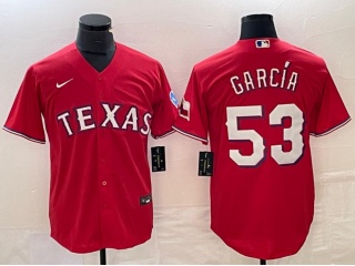 Texas Rangers #53 Adolis García Cool Base Jersey Red