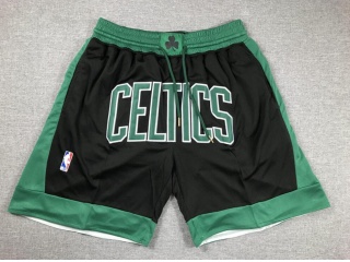 Boston Celtics Throwback Shorts Black