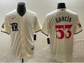 Texas Rangers #53 Adolis García City Cool Base Jersey Cream