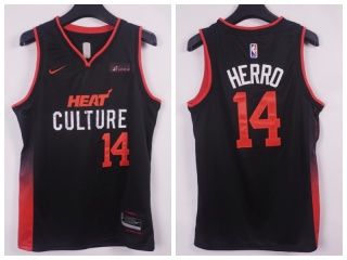 Miami Heat #14 Tyler Herro 2024 City Jersey Black