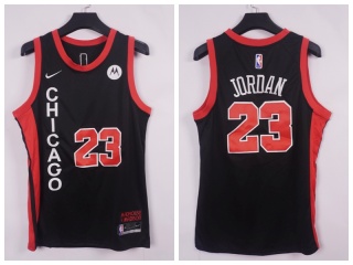 Chicago Bulls #23 Michael Jordan 2024 City Jersey Black