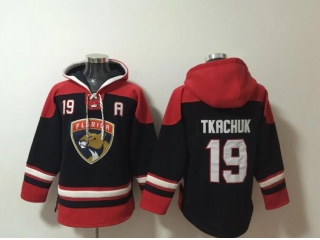 Florida Panthers #19 Matthew Tkachuk Hoodies Black